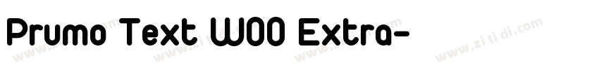 Prumo Text W00 Extra字体转换